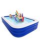 SYGA Rectangular Family Swimming Pool Inflatable Tub Kiddie Pool 3 Layer 2.1 Meters BathTub for Kids, Adults, Outdoor, Garden, Backyard, Pool Party