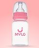 Mylo Baby Natural Feeding Bottle Slim Neck Pink - 125 ml