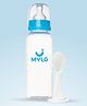 Mylo Baby Natural Feeding Bottle Slim Neck Blue - 250 ml