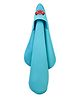 Quick Dry Baby Hooded Towel Embroidered - Blue  (Print May Vary)