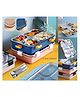 YAMAMA 4 Grid Insulated Stainless Steel Lunch Box With Separate Bowl With Lid (Colour May Vary)