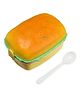 FunBlast Burger Shape Lunch Box with Spoon & Fork - Multicolour