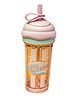 FunBlast Tumbler with Lid and Straw Pink  500 ml