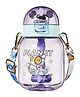 FunBlast Tritan Water Bottle with Straw & Adjustable Strap Purple  600 ML