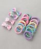 Babyhug Free Size Hair Clips & Bands Set - Multicolor