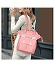 Polka Tots Diaper Bag Maternity Backpack For Mothers Cat Style Bag - Peach