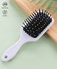 Hair Brush Cow Print - White