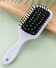 Hair Brush Zebra Print - White