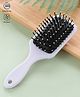 Hair Brush Leopard Print - White 