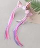 Pine Kids Hair Extensions Unicorn Themed Hair Band Free Size - Pink Purple