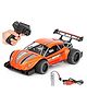 Fiddlerz RC Car Remote Control Racing Car Alloy High Speed Car with Rechargeable Batteries & USB -  Orange