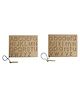 Capital & Small ABC Tracing Slate Boards with Dummy Pencil ,Writing Patterns Practice Board Learning Game Pack of 2 pcs (Color May Vary)