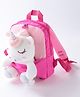 Babyhug Unicorn Soft Toy Backpack - Fuchsia