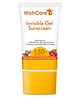 WishCare Invisible Gel Sunscreen Oil Free Broad Spectrum With No White Cast SPF 50+ PA++++ - 50 gm