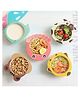 NEGOCIO Bamboo Fibre Feeding Bowl (Color & Print May Vary)