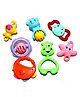 Wow Toys Delivering Joys of Life Baby Rattles Teether Pack of 7 - Multicolour