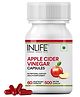 Inlife Apple Cider Vinegar Supplement for Weight Management Metabolism Detox Gut Cleanse & Healthy Digestion Plant Based 600 mg - 60 Vegetarian Capsules