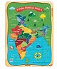 Lattice India Map Wooden Jigsaw Puzzle Multicolour - 40 pieces 