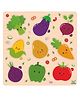 Lattice Vegetable Educational Pre School Wooden Puzzle