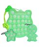 Toyshine Glow in The Dark Pop it Bubble Fidget Toys with 2 Keychain Pack of 3 - Green