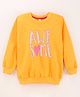 Grab It Full Sleeves Sweatshirts Awesome Print - Yellow