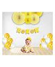 Sunshine Half Birthday Paper Fan Decor kit- Yellow