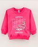 Grab It Full Sleeves Light Winterwear Printed Sweatshirt - Pink