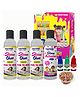 HOTKEI (Make 15+ Slimes) Multicolor Scented DIY Magic Toy Slimy Slime Activator Glue Gel Jelly Putty Making kit Set Toy for Boys Girls Kids Slime Activator 3 Transparent Glue &1 Activator