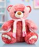 Babyhug Teddy Bear With Muffler Soft Toy - Height 45 cm -Colour May Vary| Cozy Plush Teddy with Stylish Muffler | Fosters Comfort & Emotional Bonding | Soft & Kid-Safe | BIS Certified