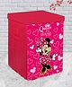 Disney By Kuber Fun Homes Foldable Storage Box With Lid Disney Minnie Mouse Print - Pink