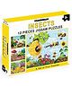 WONDRBOX Insects Jigsaw Puzzle for Kids Set of 4- Multicolor