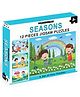 WONDRBOX Seasons Jigsaw Puzzle Pack of 4 Multicolour - 48 pieces