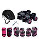 Jaspo Kids Insane Queen Adjustable Roller Blade Outdoor Wheel Skates Suitable For Age Group(6-14 Years)(Queen)Color-Pink