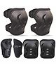 JASPO Secure Hybrid Knee Elbow & Wrist Guard Combo Small - Black