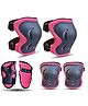 JASPO Secure Hybrid Knee. Elbow & Wrist Guard Combo Small - Pink