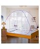 Evafly Mosquito Net for Single Bed Strong net High Durability Foldable Corrosion Resistant Lightweight-Purple