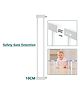 Safe-O-Kid 10 cm Safety Gate Extension | Durable Metal Barricade Extension for Baby & Pet Safety Gates | Easy Installation, Pressure-Mounted