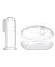 Safe-O-Kid Baby Finger Toothbrush  Soft Silicone Brush for Easy Oral Cleaning (Assorted)