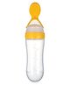 Safe-O-Kid Soft Silicone Feeding Spoon with 90 ml Squeezy Bottle  Green  Set of 2, (Assorted)