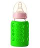 Safe-O-Kid Silicone Insulated Feeding Bottle Cover Green - Fits to 120 ml Bottle
