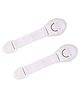 Safe-O-Kid Extra Flexible Fabric Child Safety Lock Pack of 2 - White