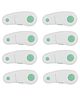 Safe-O-Kid Child Safety Cabinet Lock Pack Of 8 - Blue