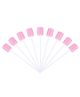 Safe-O-Kid Oral Care Disposable Mouth Swabs 100 Pieces - Pink