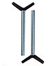 Safe O Kid Safety Gate Clip Y Clips for Safety Rail Accessories - Blue