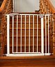 Safe O Kid Adjustable Safety Gate Covers with Auto Close & Secret Lock L 85 x B 75 cm - Grey White