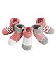 MOMISY Cotton Ankle Length Socks Pack of 5 - Pink