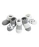 MOMISY  Cotton Ankle Length Socks Pack of 5 - Grey