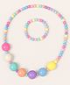 SYGA Candy Children's Spot Jewelry Beads Necklace Bracelet Two-piece Set Ball