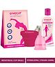 GynoCup Premium Reusable Menstrual Cup Small Size With  Female Intimate Wash &  Sterilizing Container (Small)