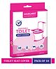 MildCares Disposable Toilet Seat Covers  No Direct Contact with Unhygienic Seats  Easy To Dispose  Protects Against Germs For Public Toilets  TravelFriendly  Environment Friendly (10 Piece)